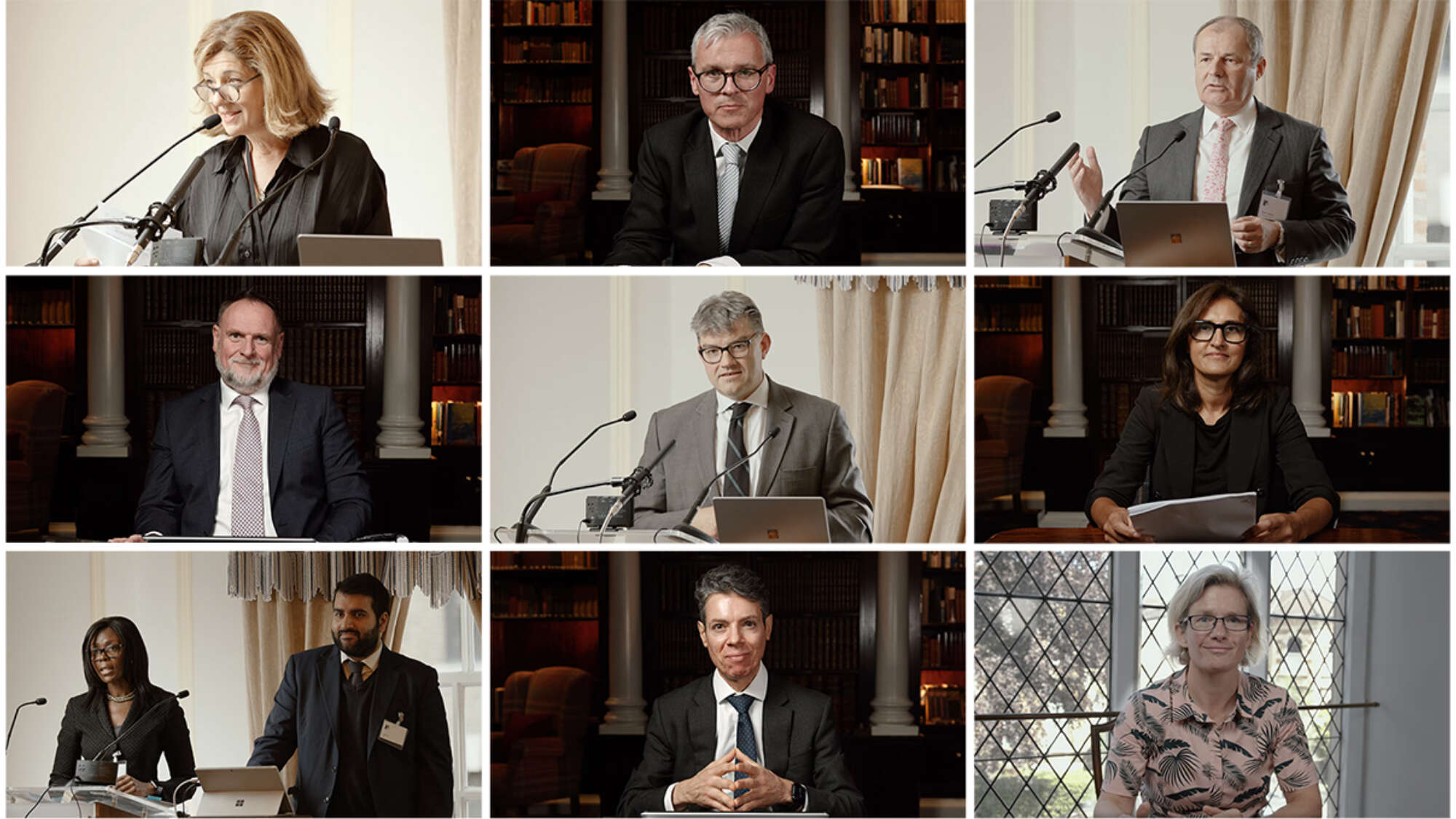 A selection or experts and speakers at White Paper conferences